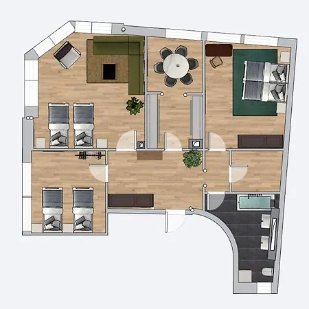 Flatista Homes - Herzog Heinrich Appartement