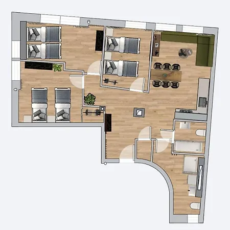 Flatista Homes - Herzog Heinrich Appartamento Monaco di Baviera